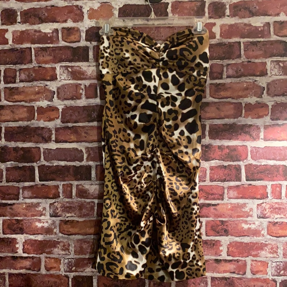 Animal print dress